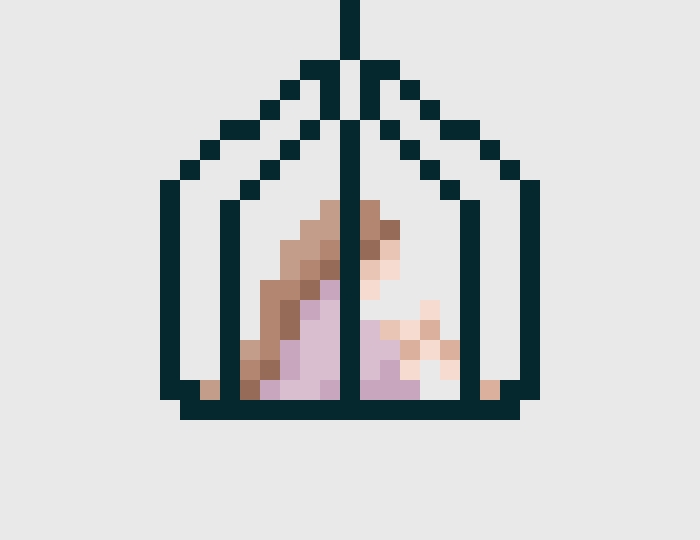 Cover image for The Monster, The Cage