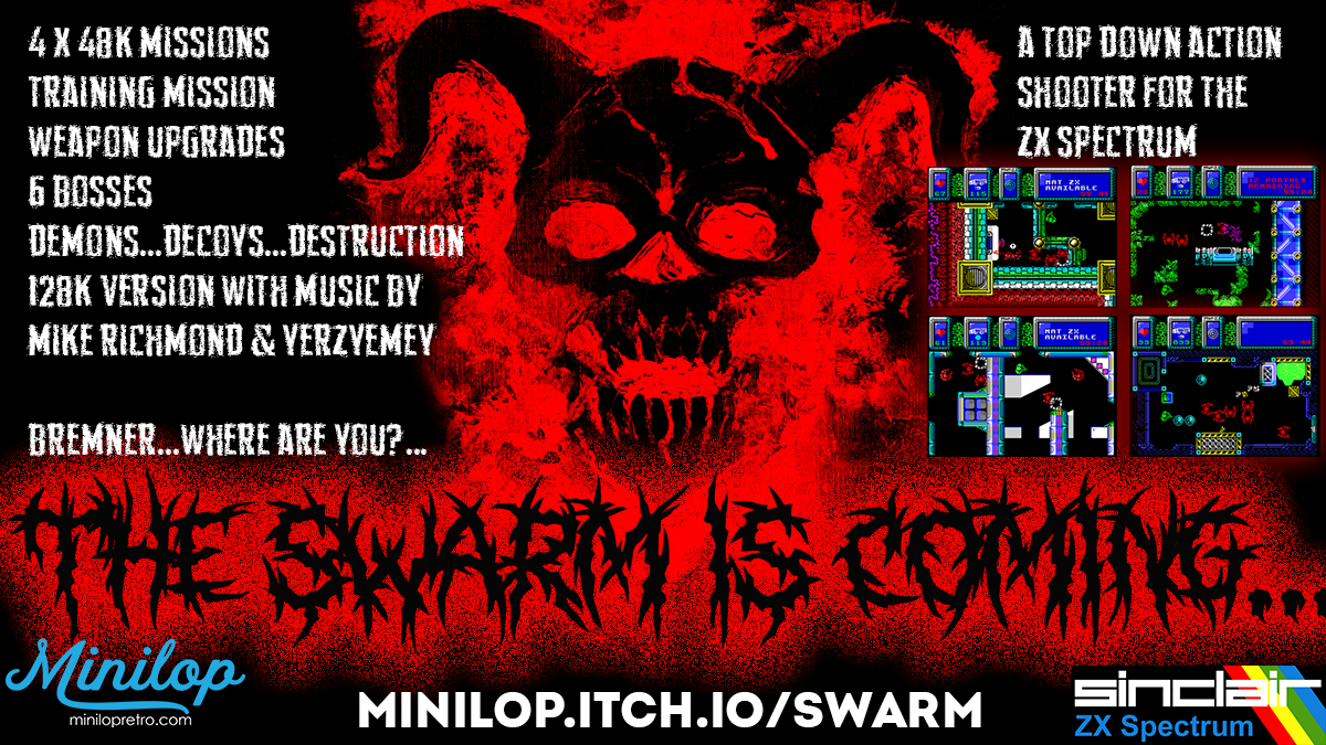 The Swarm is Coming (ZX Spectrum) by Minilop