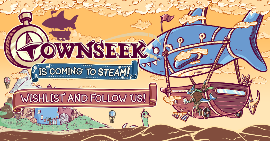 Townseek is coming to Steam! Wishlist and Follow Us! - Townseek (Jam  Version) by Whales And Games, JorgeGameDev, MoskiDraws, JohnElliott