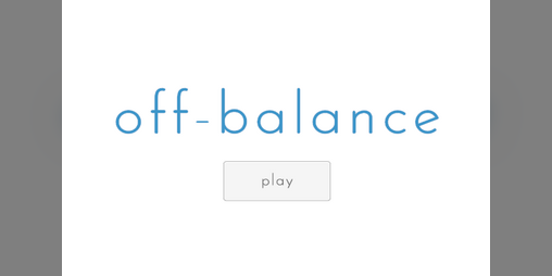 Cover image for off-balance