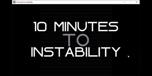 Cover image for 10 minutes to instability