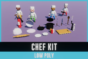 Chef Kit - Poly Style