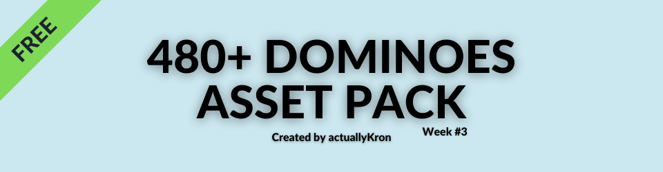 480+ Dominoes Asset Pack