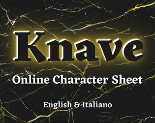 Knave - Online Character Sheet  