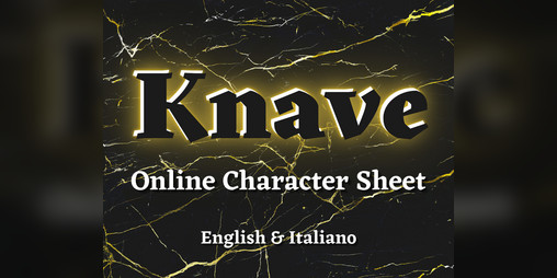 Cover image for Knave - Online Character Sheet