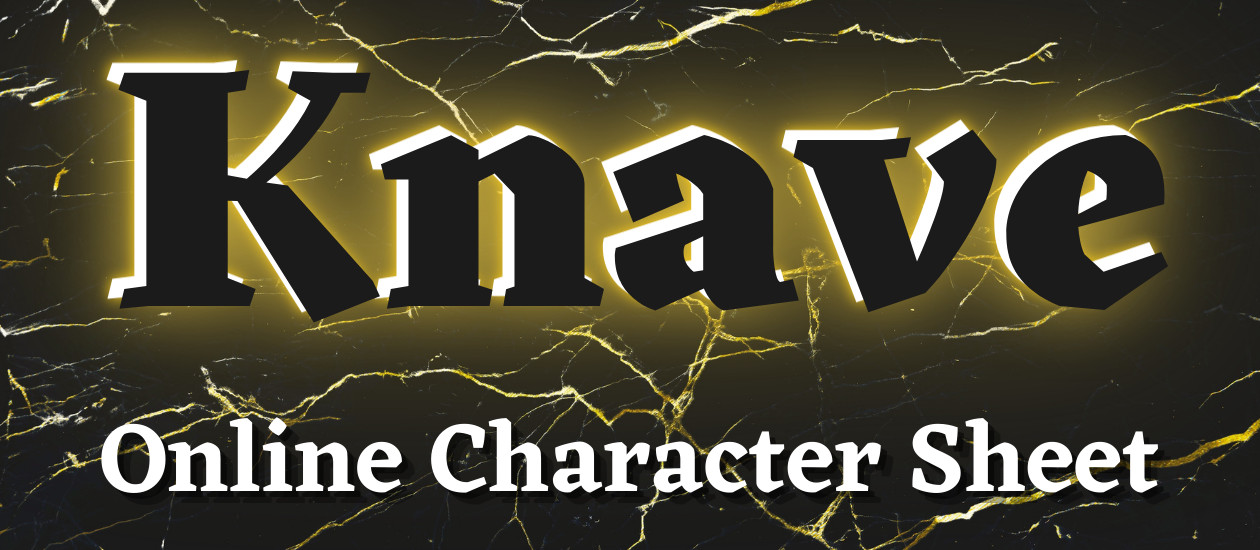 Knave - Online Character Sheet