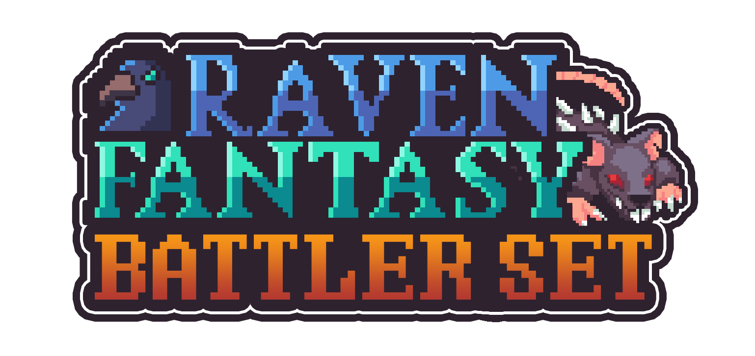 Raven Fantasy - Pixel Art Creatures - Battler Set