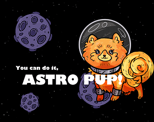 You can do it, Astro Pup!