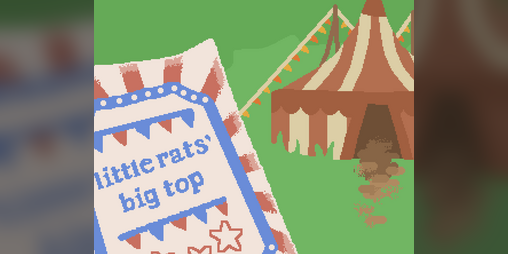 Cover image for little rats' big top