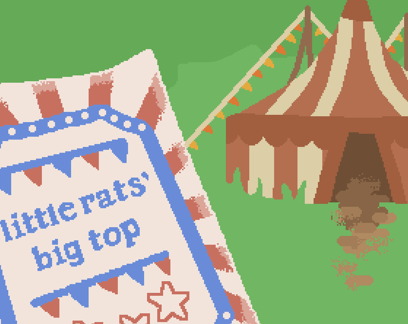 Cover image for little rats' big top