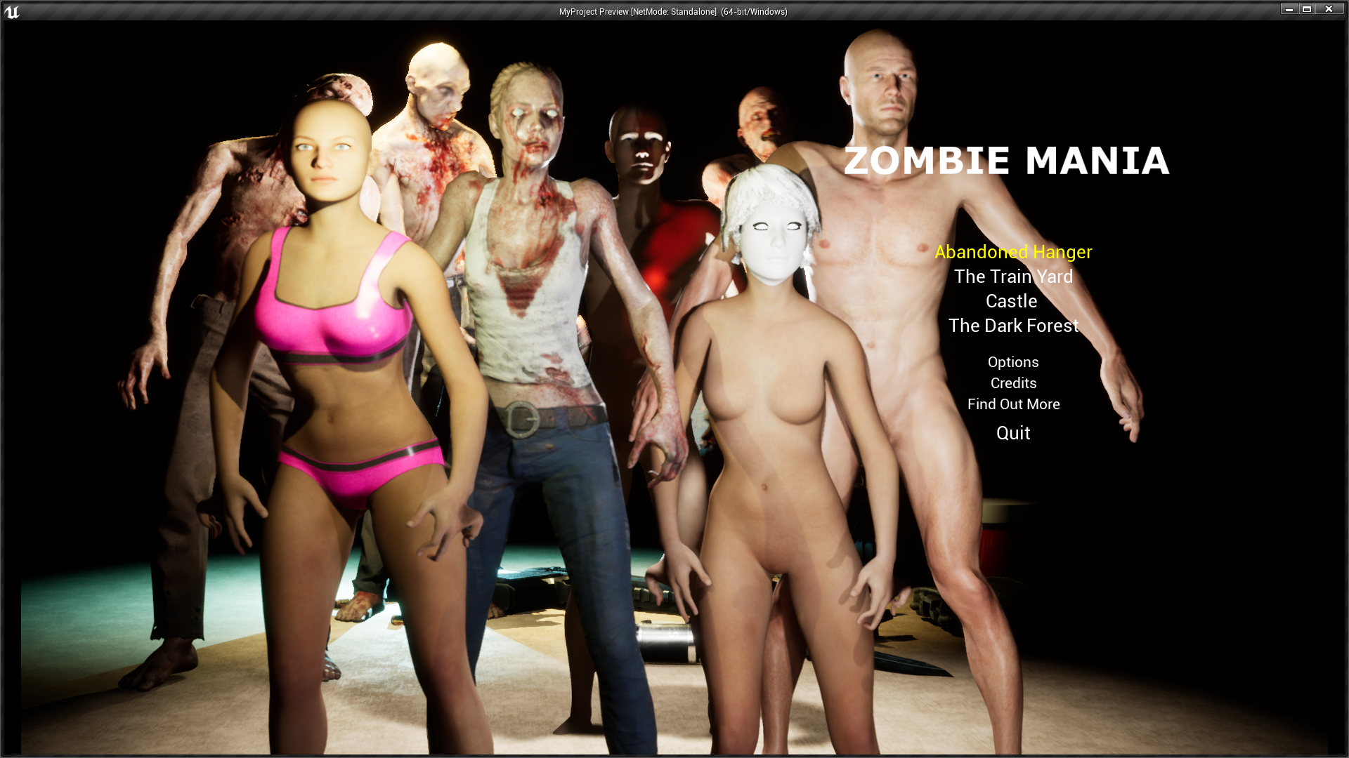 Sexy Naked Zombie Survival Shooter Call Of Duty Style By Horrorgamemaker