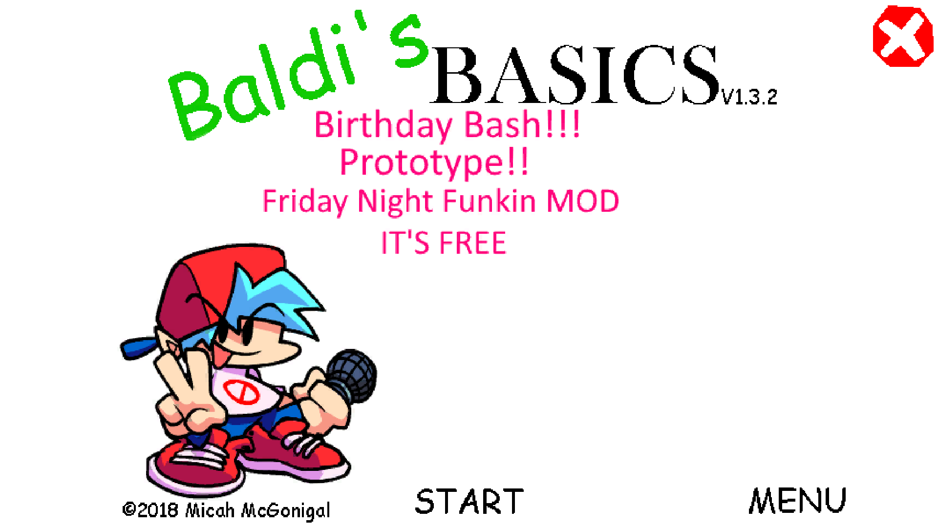 Baldis basics birthday bash fnf editon by sansfan75000