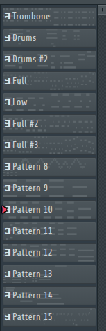 15 patterns and only two used...