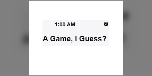 Cover image for A Game, I Guess?