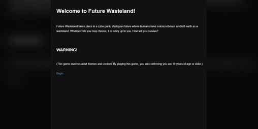 Cover image for Future Wasteland