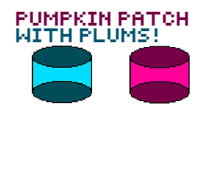 Pumpkin Patch with Plums