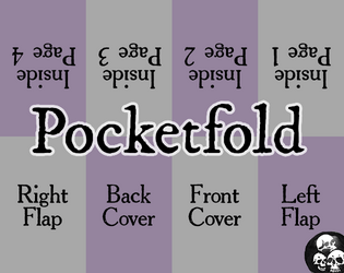 Pocketfold - alternative Pocketmod design   - Inspired by a children's publisher's promotional booklet 