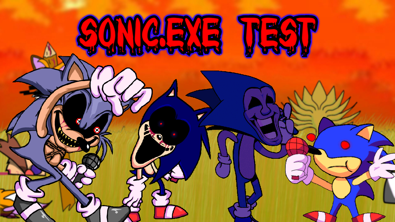 Sonic exe fnf картинки