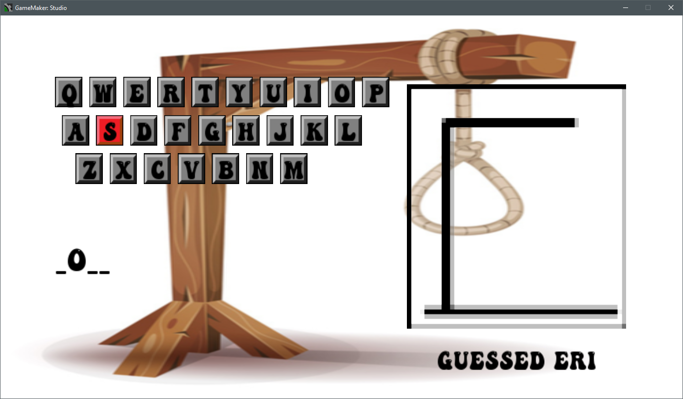 Hangman - Accessible Game - One Button Simple Control System by