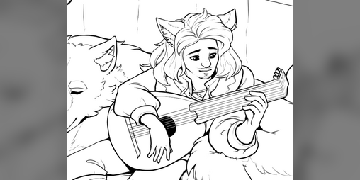 Cover image for TTRPG Colouring Page