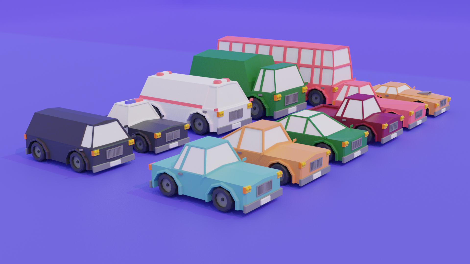 Low Poly Vehicle Pack