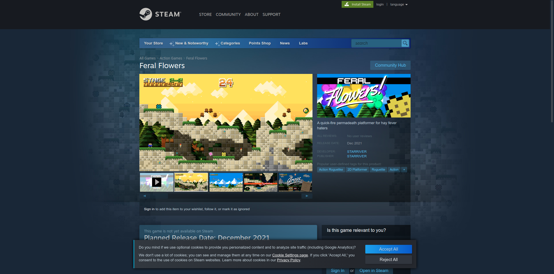 Feral Flowers on Steam