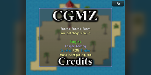 Cover image for [CGMZ] Credits for RPG Maker MZ