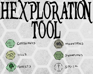 Hexploration Tool   - A quick little pdf to help with random hex map generation. 