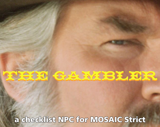 Cover image for The Gambler (for MOSAIC Strict)