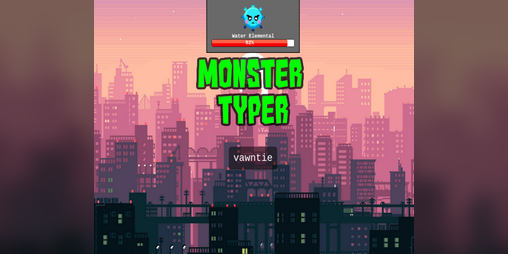 Cover image for MonsterTyper
