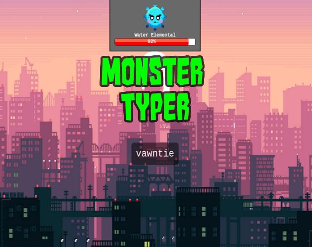 Cover image for MonsterTyper