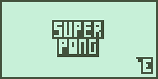 Cover image for Super Pong