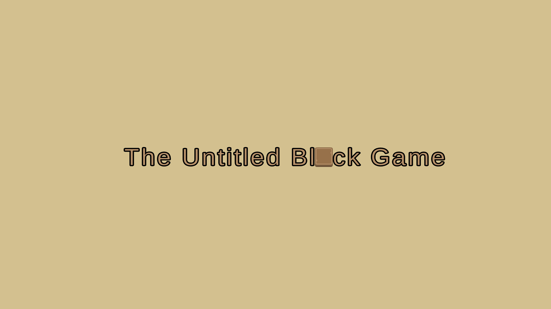 The Untitled Block Game