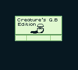 Creature's GB Edition