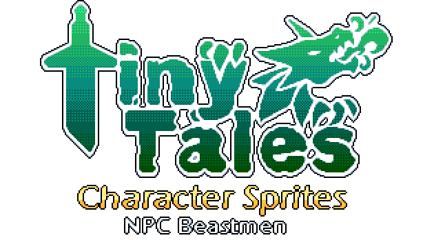 Tiny Tales Pixel 2D : Beastmen NPC Sprite Pack