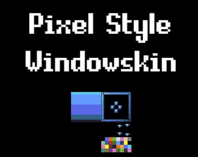 8-Bit Pixel-Style Windowskin for RPG Maker MZ