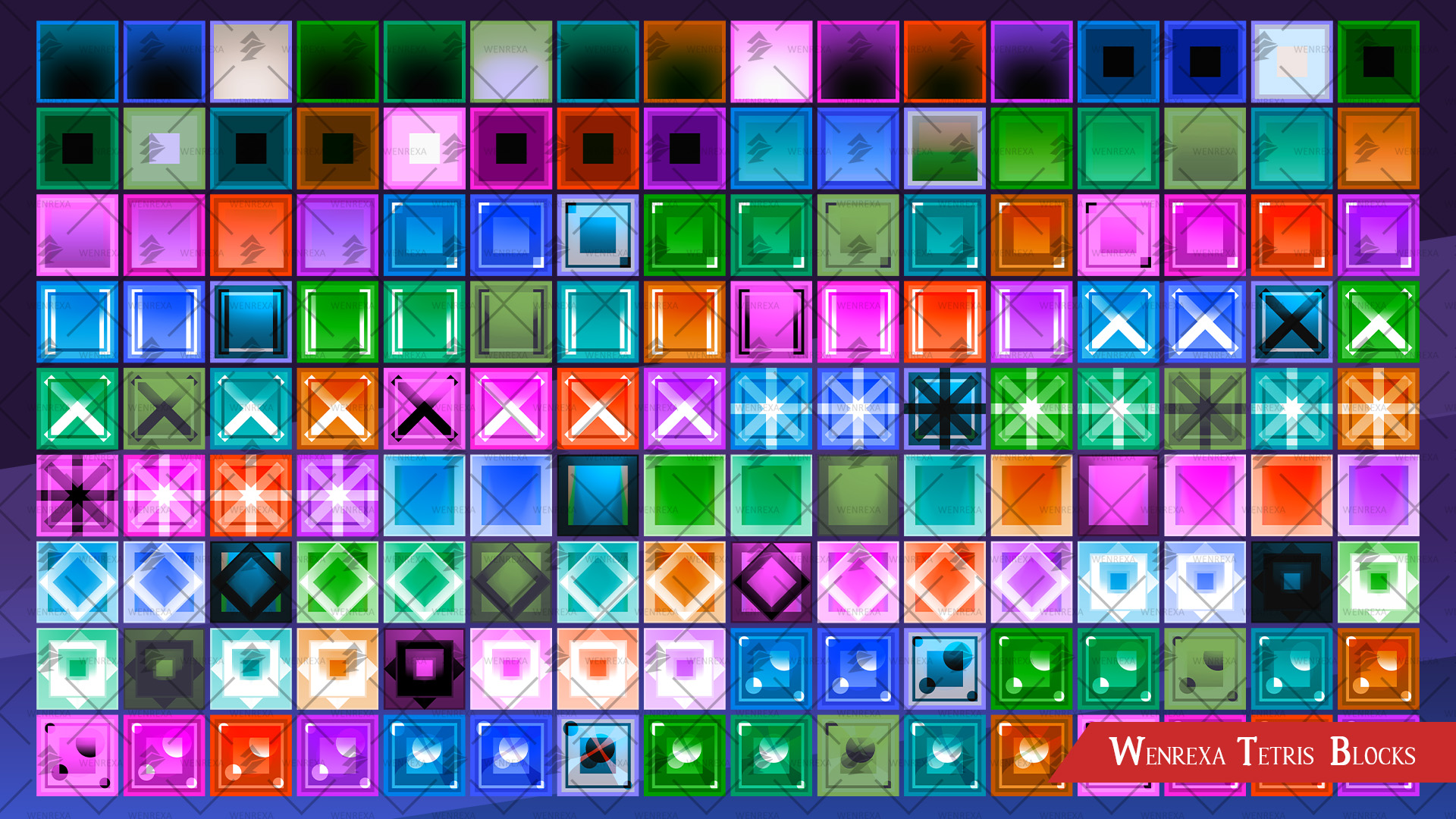 Assets: Sprites Tetris Blocks
