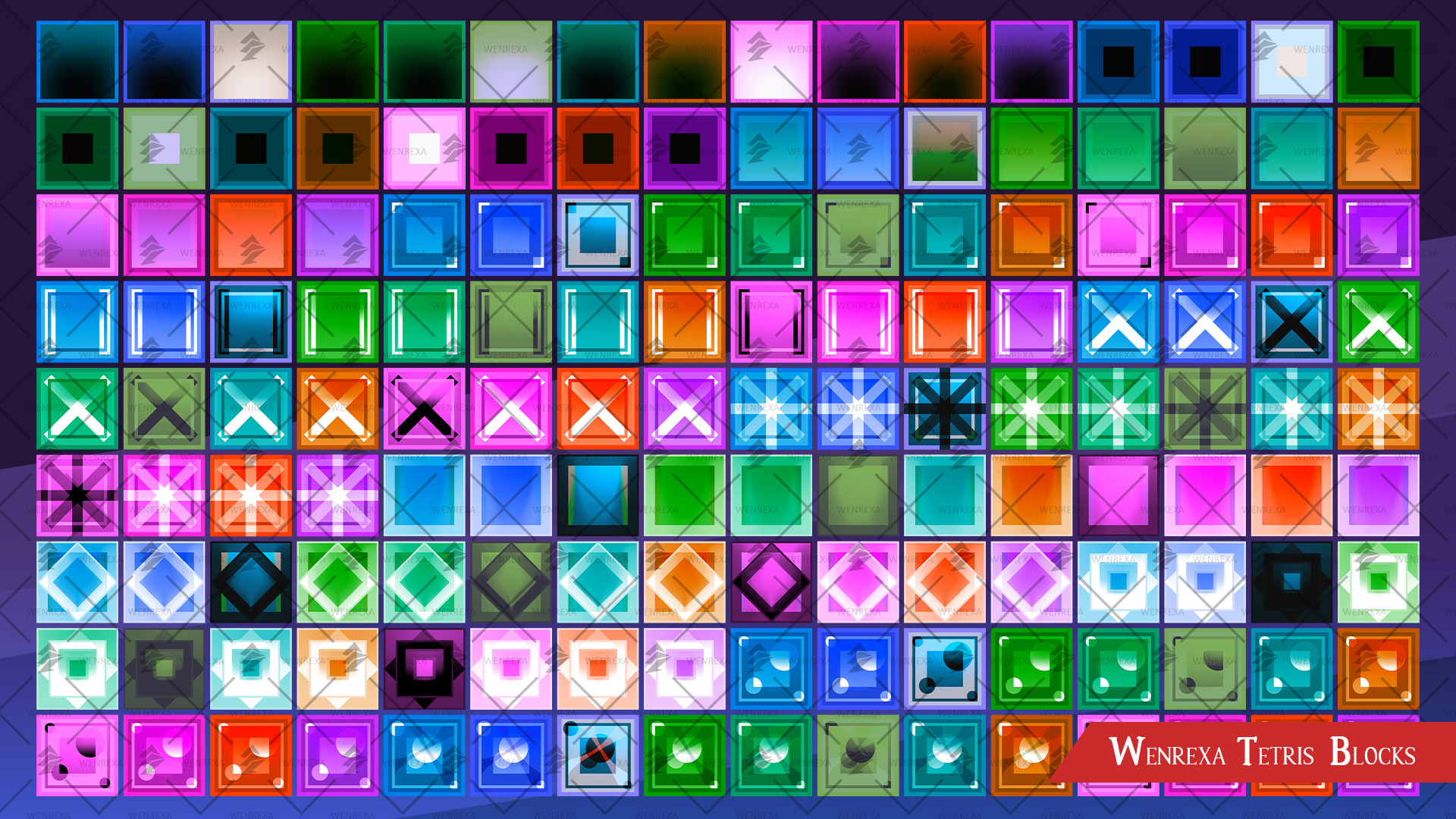 Assets: Sprites Tetris Blocks by Wenrexa