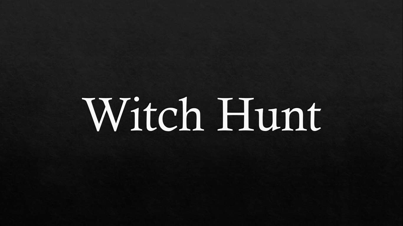 Witch Hunt (PowerPoint Demo)