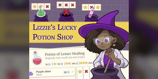 Cover image for Lizzie's Lucky Potion Shop (LDJam version)