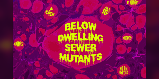 Cover image for BELOW DWELLING SEWER MUTANTS
