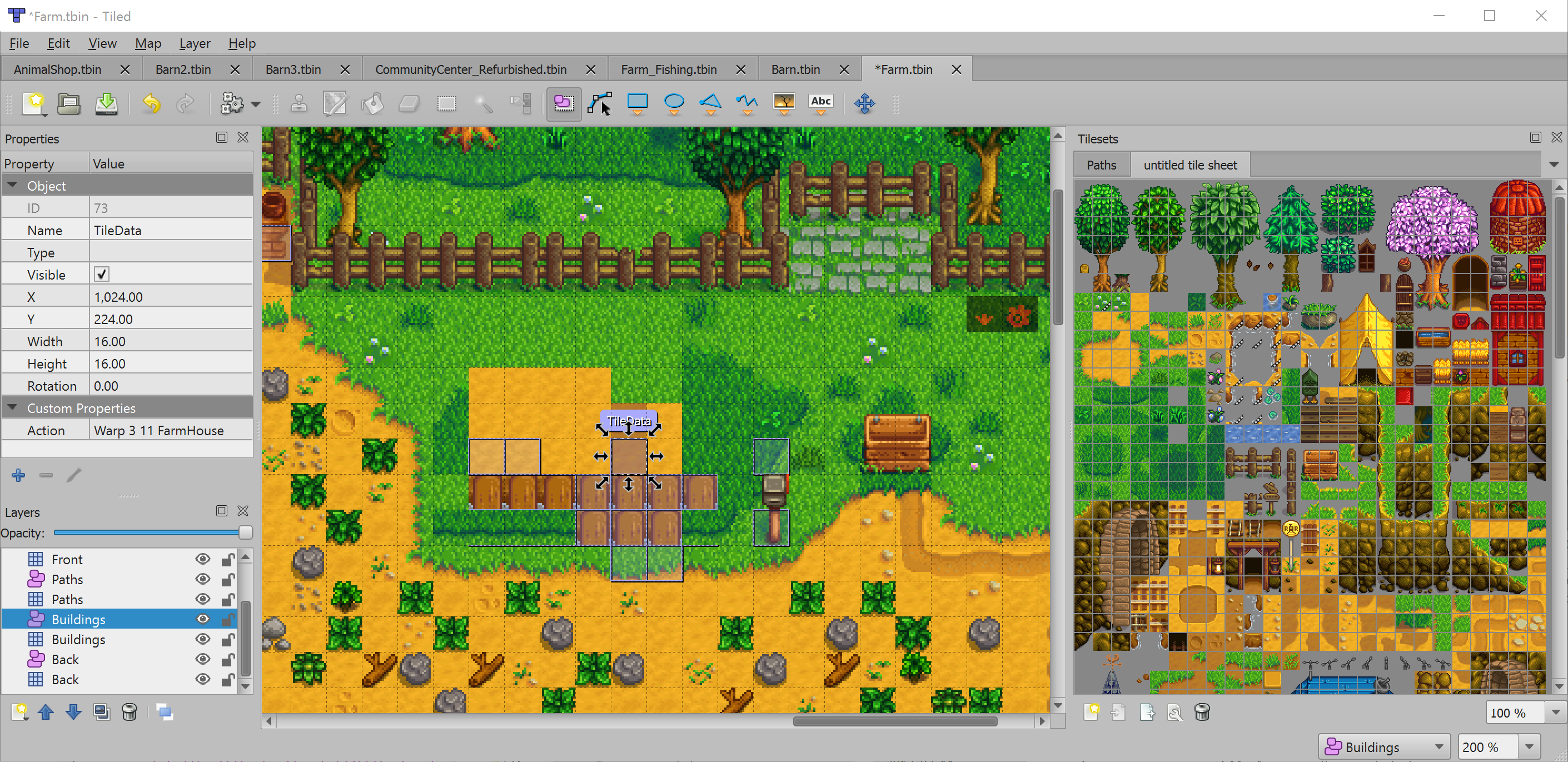 Stardew Valley Modding Update And Other Stuff Tiled Map Editor By