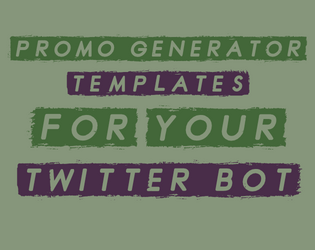 Promo Generator/Bot Templates  