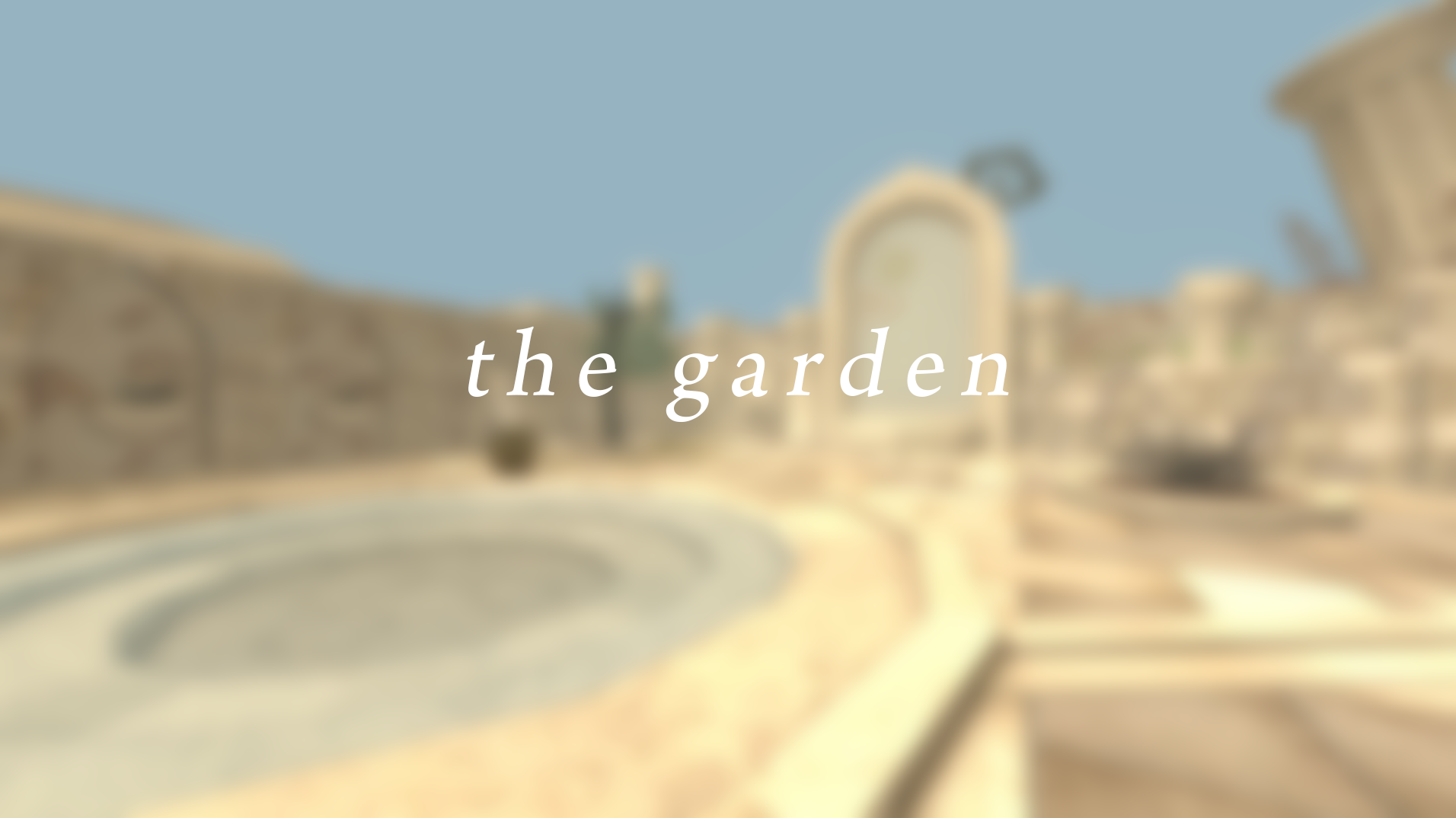 Cover image for the garden