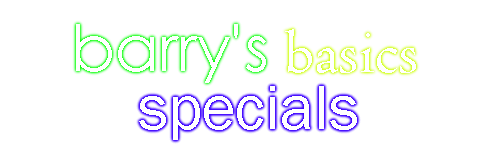 Barry's Basics specials (Barry's Basics Extras)