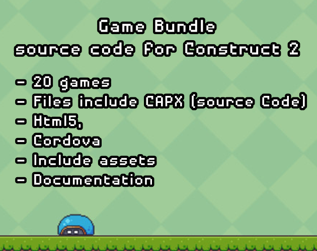 Game Bundle - source code for Construct 2