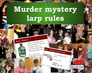 Rules for murder mystery larps   - Our standard rules for murder mystery larps 