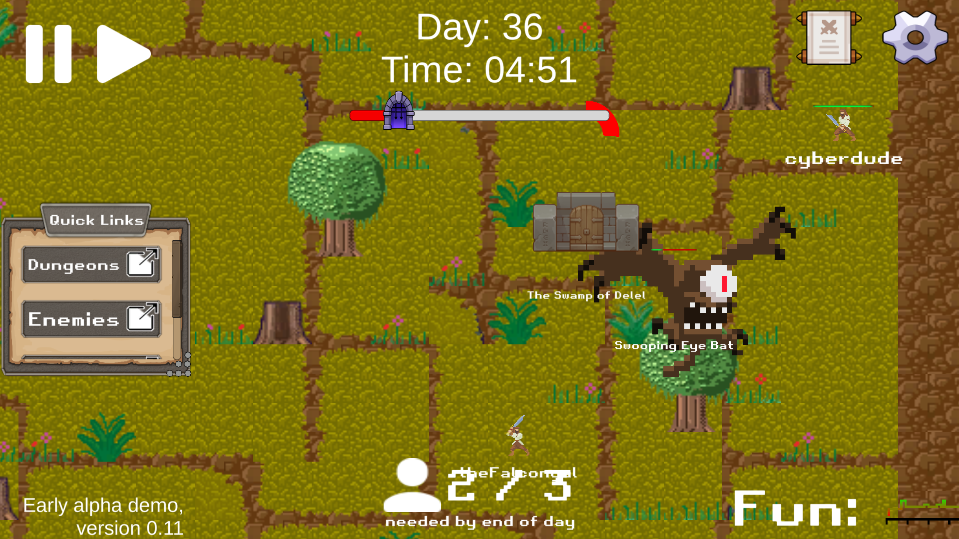 Screenshot of Balance This Game; day 36