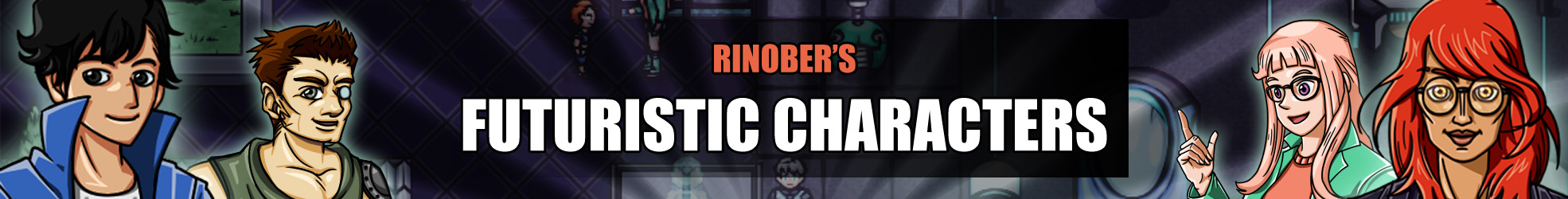Rinober's Futuristic Characters