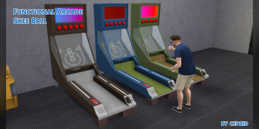 Cover image for The Sims 4 Functional Arcade Skee Ball
